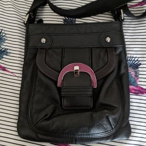 KATE LANDRY Leather crossbody